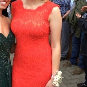 Red prom dress
